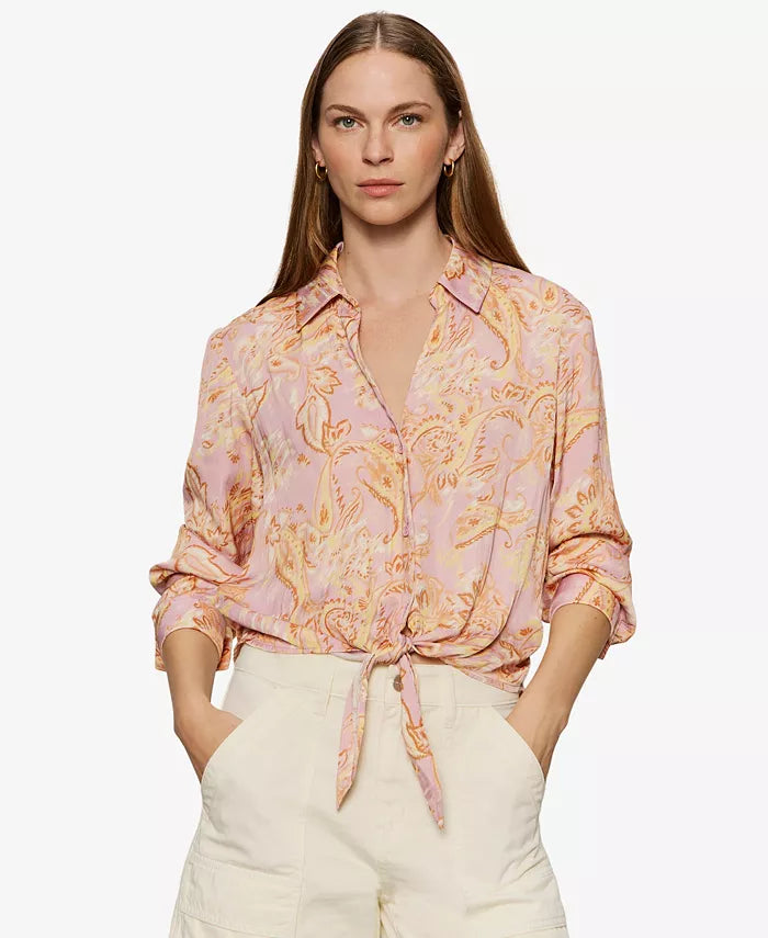 Lover Tie Blouse in Whimsy