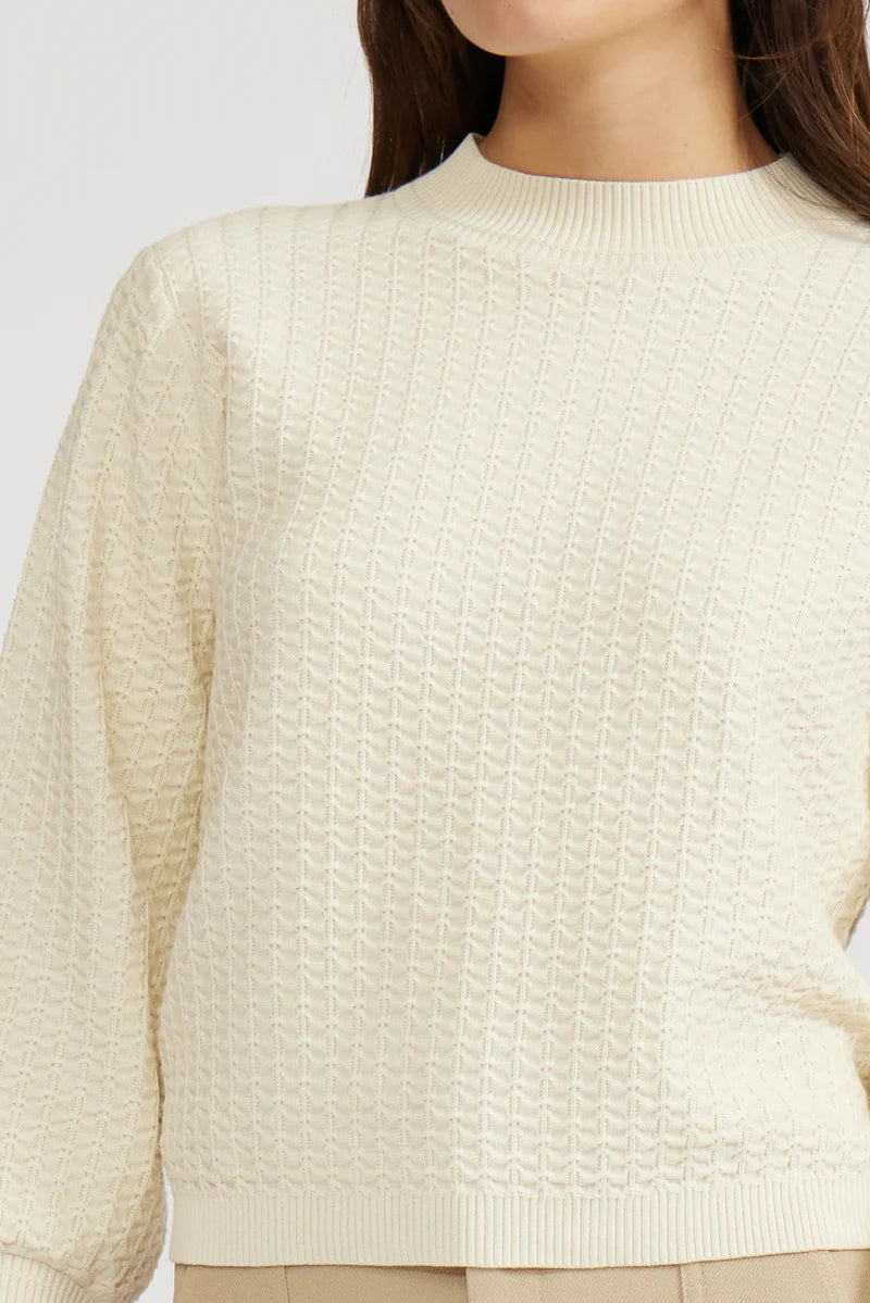 Britney Textured Knit Sweater