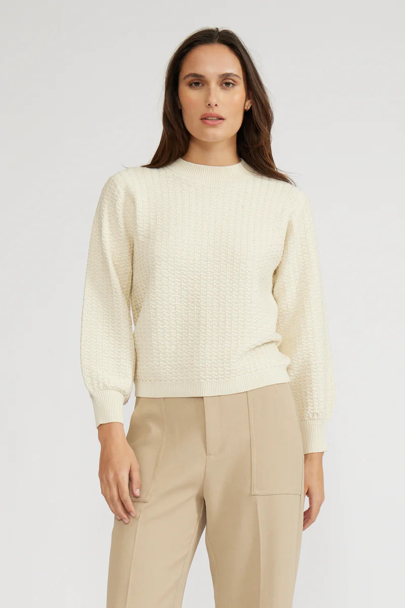 Britney Textured Knit Sweater