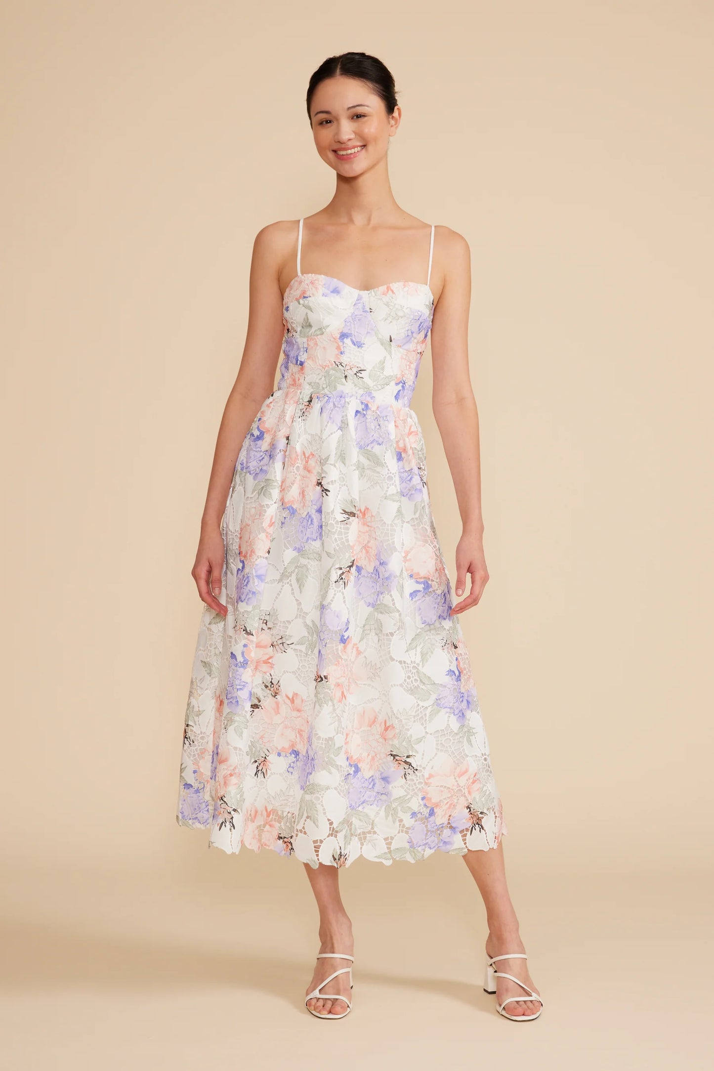 Edda Lace Floral Dress
