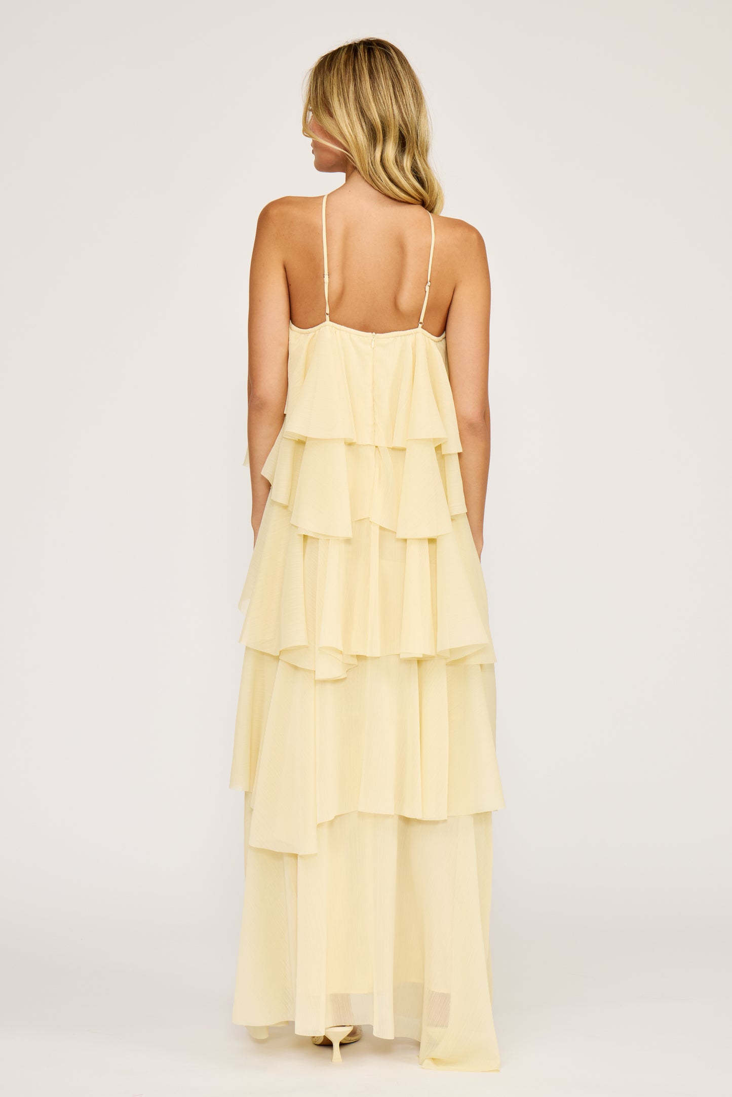 Emery Ruffle Maxi Dress
