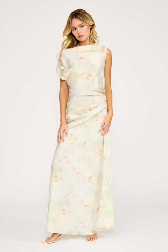 chinese dress ladies Christy Poplin Maxi Dress L