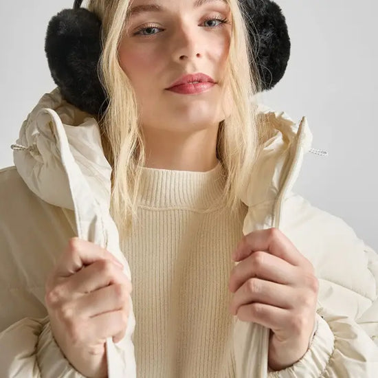 Mad Hatter Faux-Fur Earmuff Black