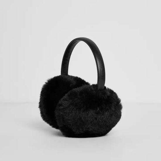 Mad Hatter Faux-Fur Earmuff Black