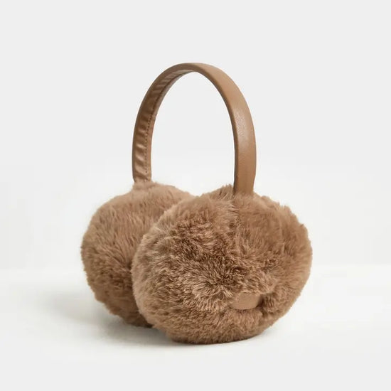 Mad Hatter Faux-Fur Earmuff Taupe