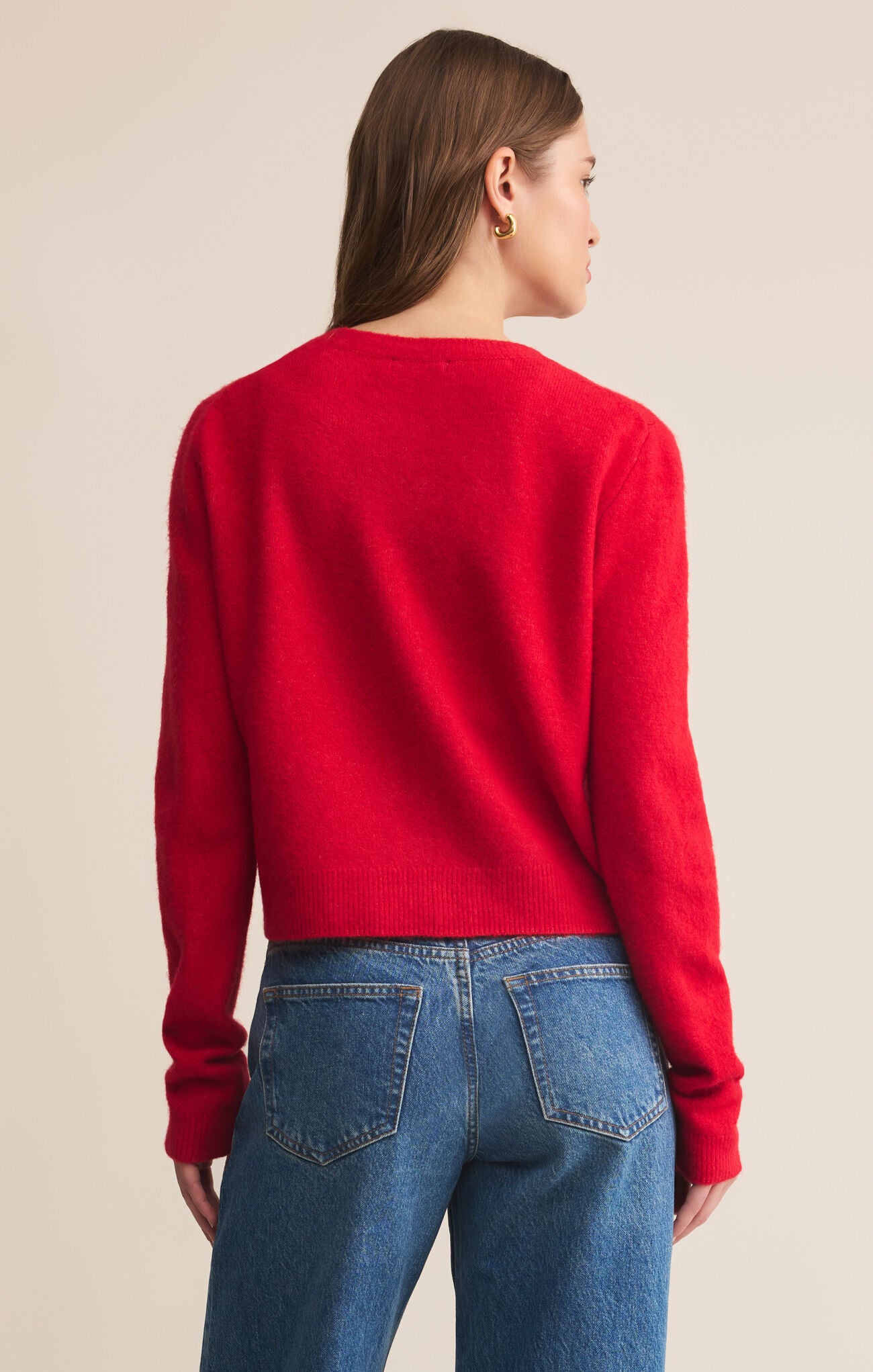 Medina Cardigan Festive Red
