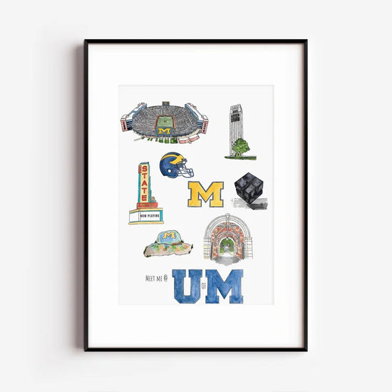 Meet Me At U of M Print