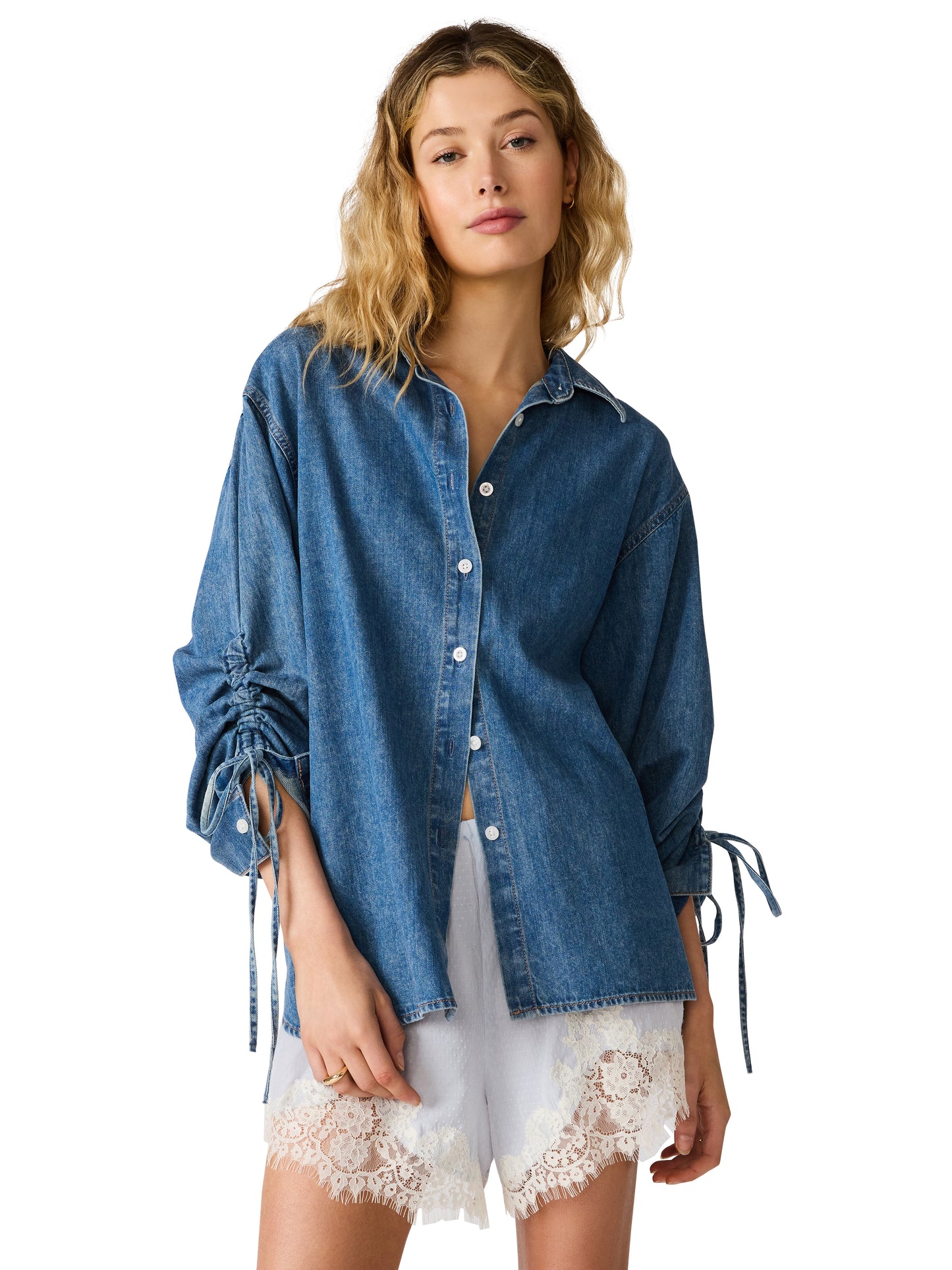 Merrit Top in Artic Blue