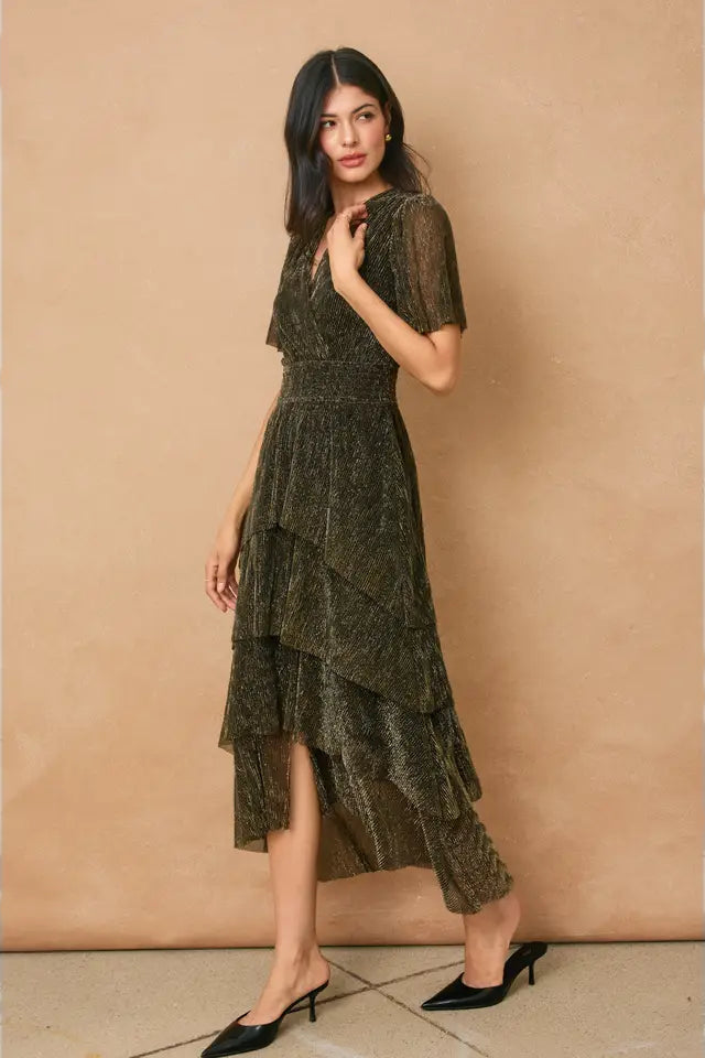 Meteor Cinched Waist Maxi Dress Ferne Boutique Meteor Cinched Waist Maxi Dress Ferne Boutique