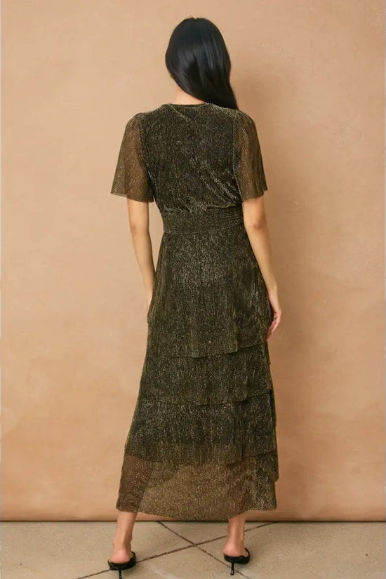 Meteor Cinched Waist Maxi Dress