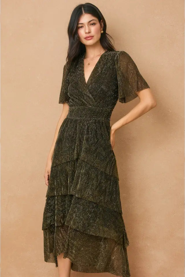 Meteor Cinched Waist Maxi Dress Ferne Boutique Meteor Cinched Waist Maxi Dress Ferne Boutique