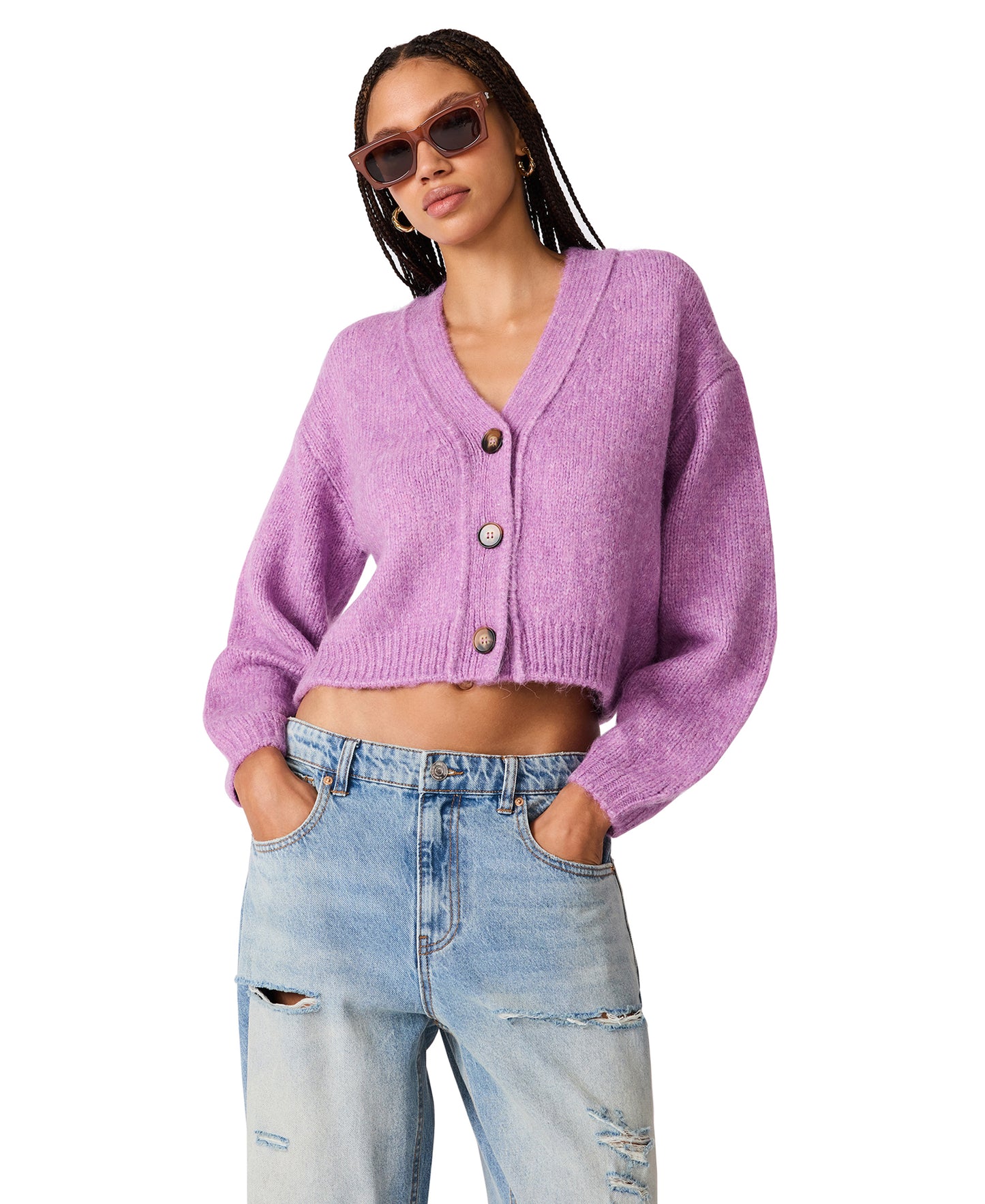 Mica Sweater in Dusty Lavender