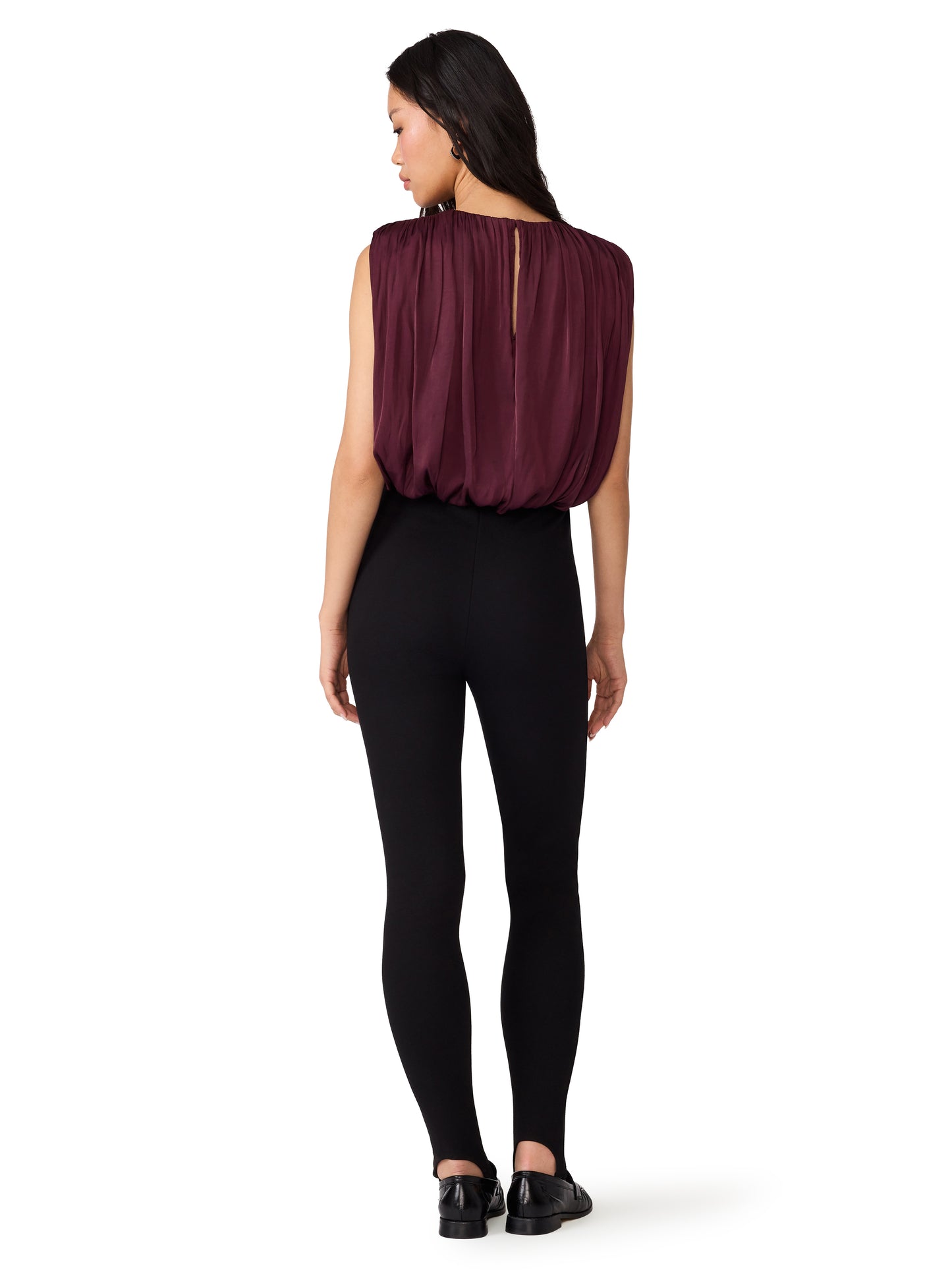 Milana Top in Purple Wine