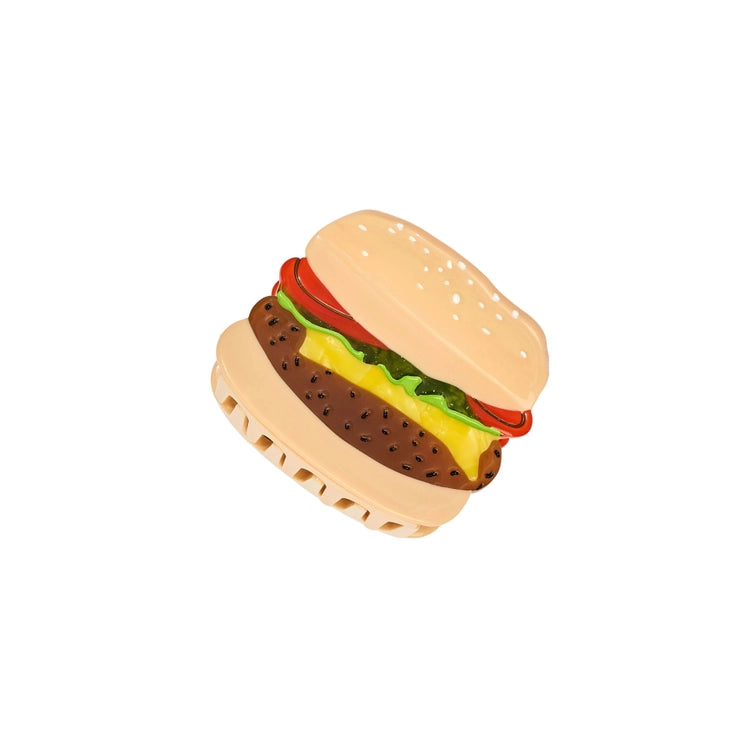 Mini Burger Hair Clip