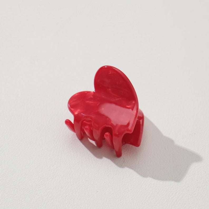 Mini Heart Claw Clip