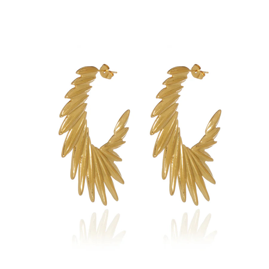Moana Hoops in Gold