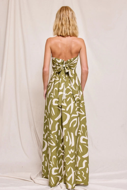 Modern Possibilities Strapless Maxi Dress