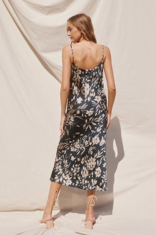 Moonlit Garden Midi Dress