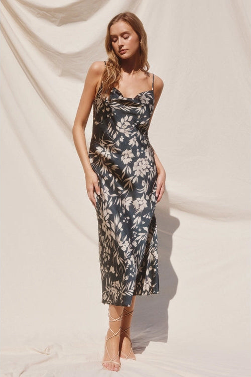 Moonlit Garden Midi Dress