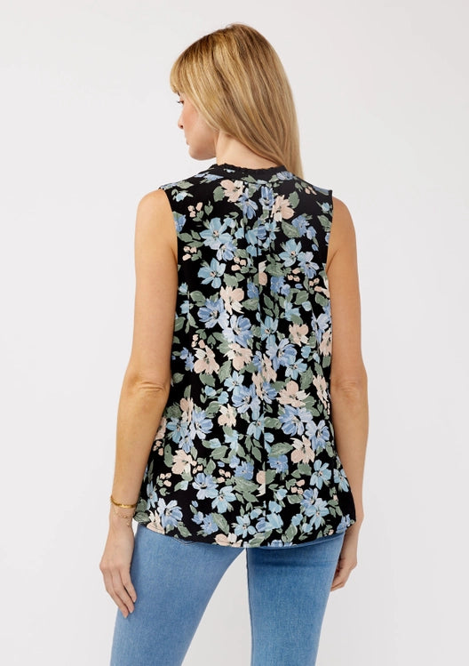 Morning Mist Sleeveless Blouse