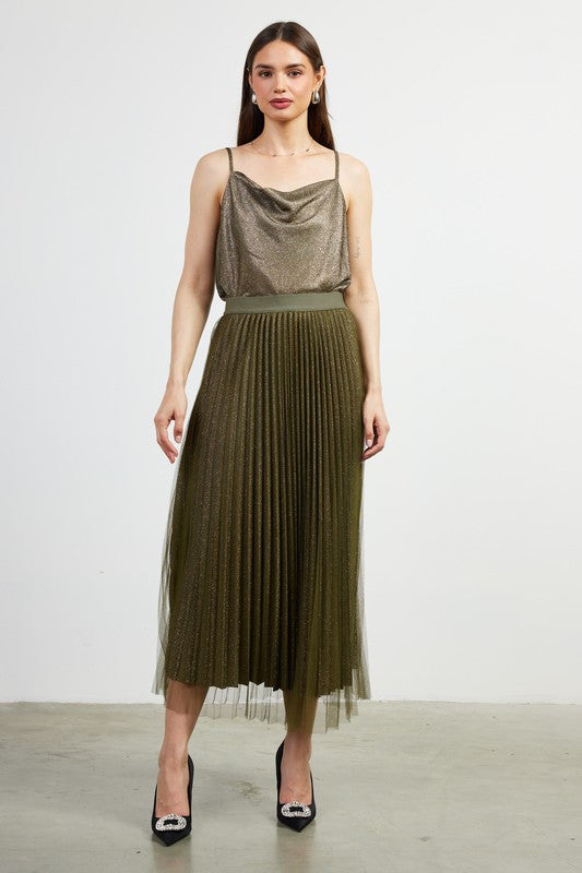 Mossy Muse Midi Skirt