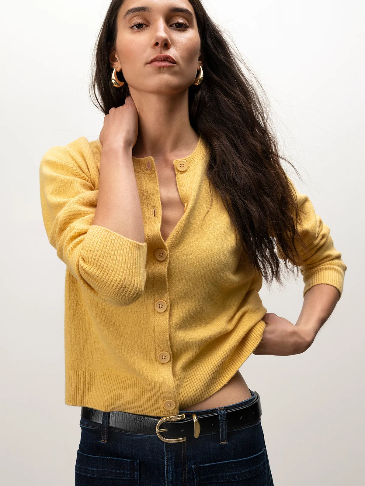 Must Have Cardi in Goldie