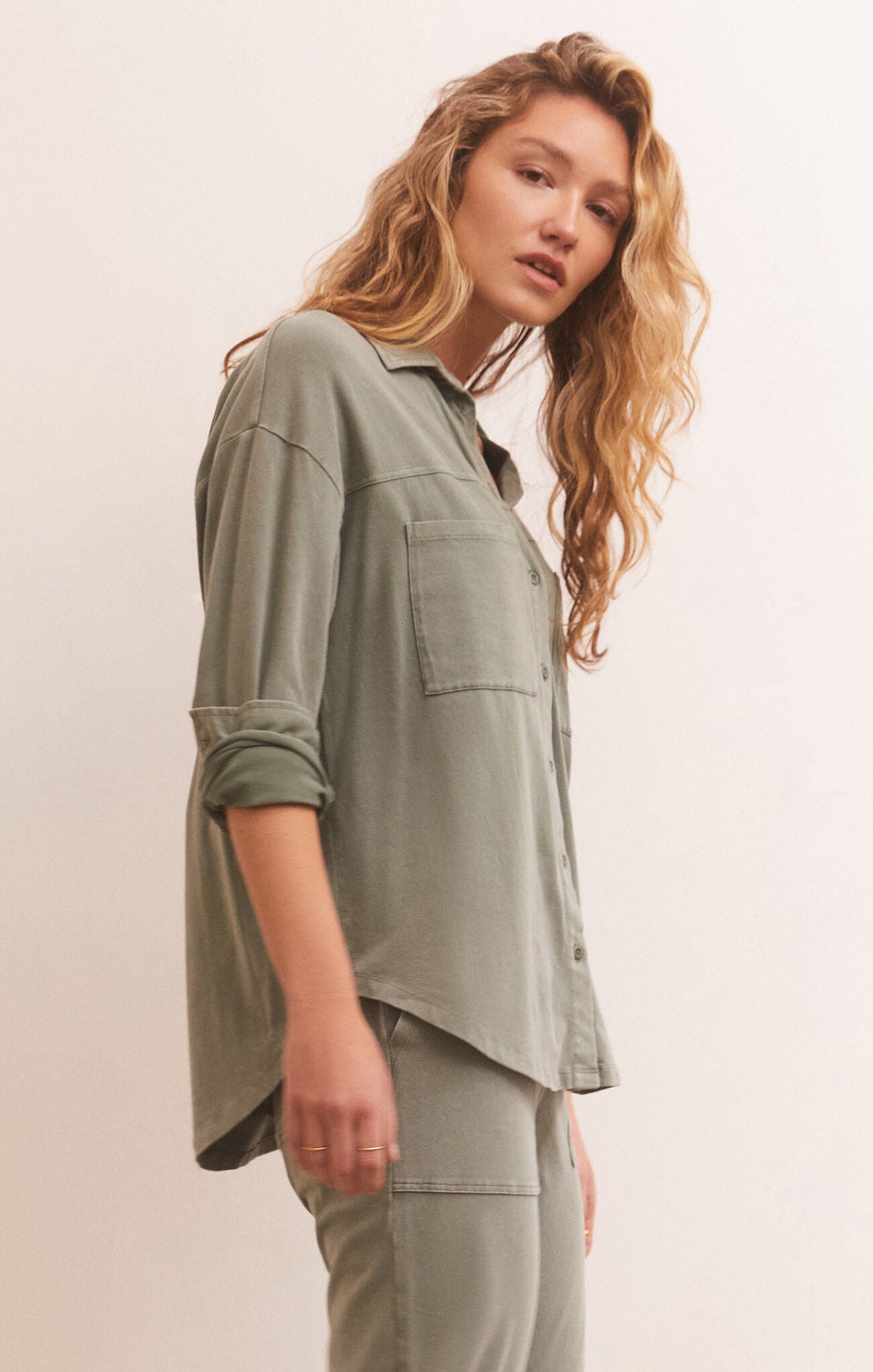 Niccola Button Down Top