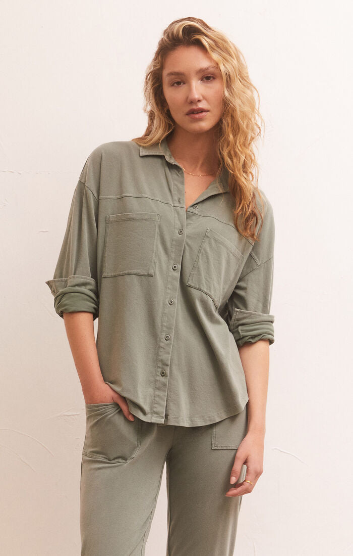 Niccola Button Down Top