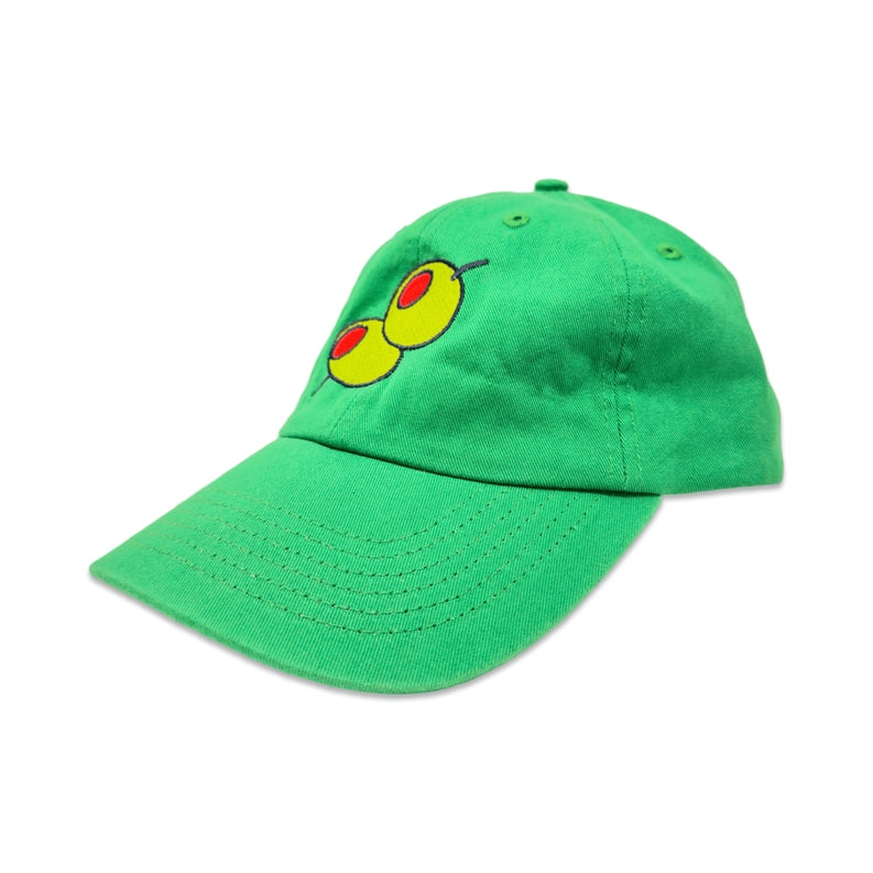 Olive Embroidered Hat