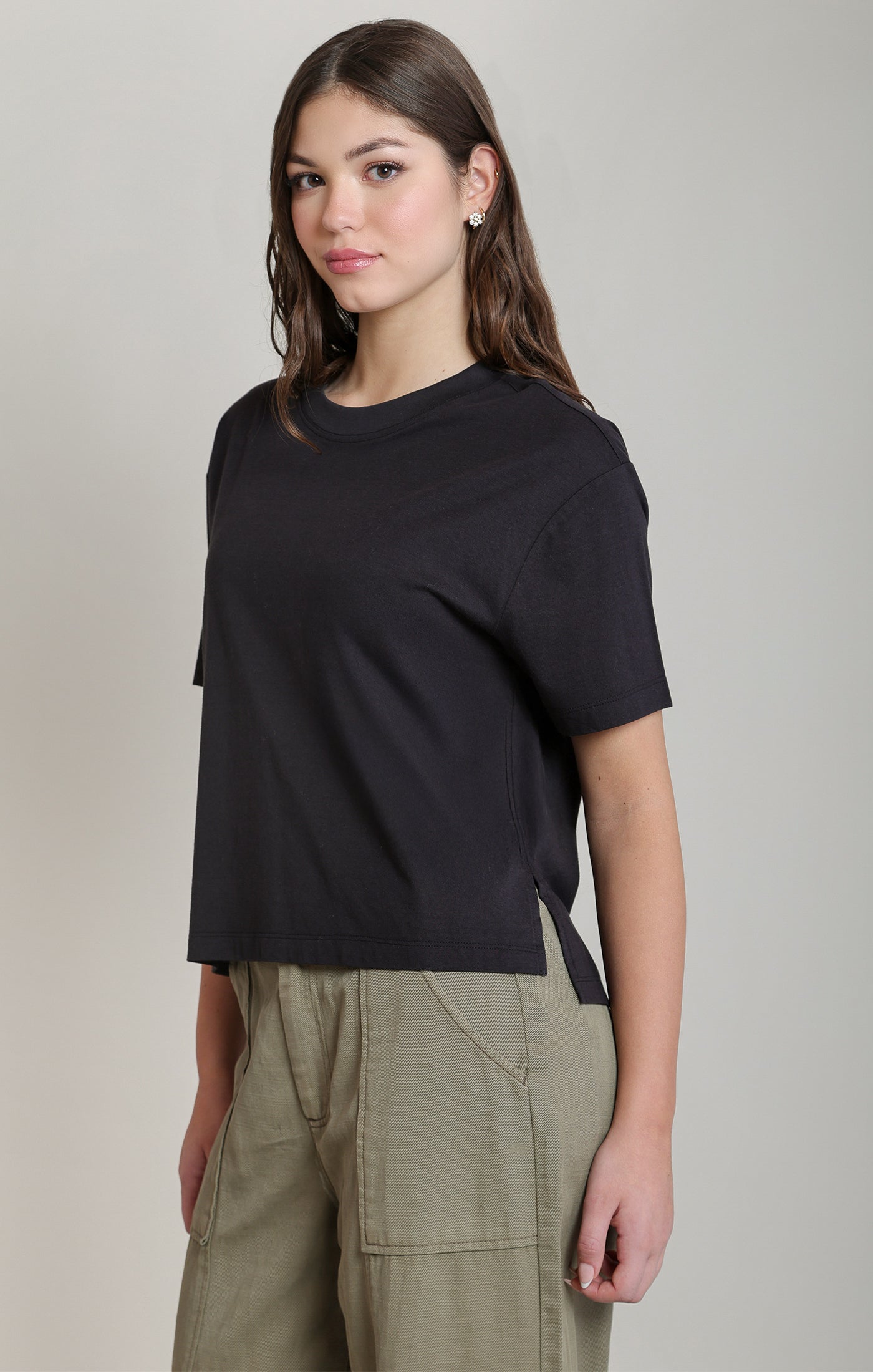 On the Daily Tee in Black