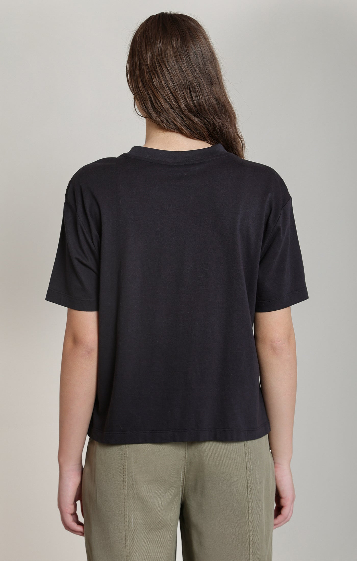 On the Daily Tee in Black