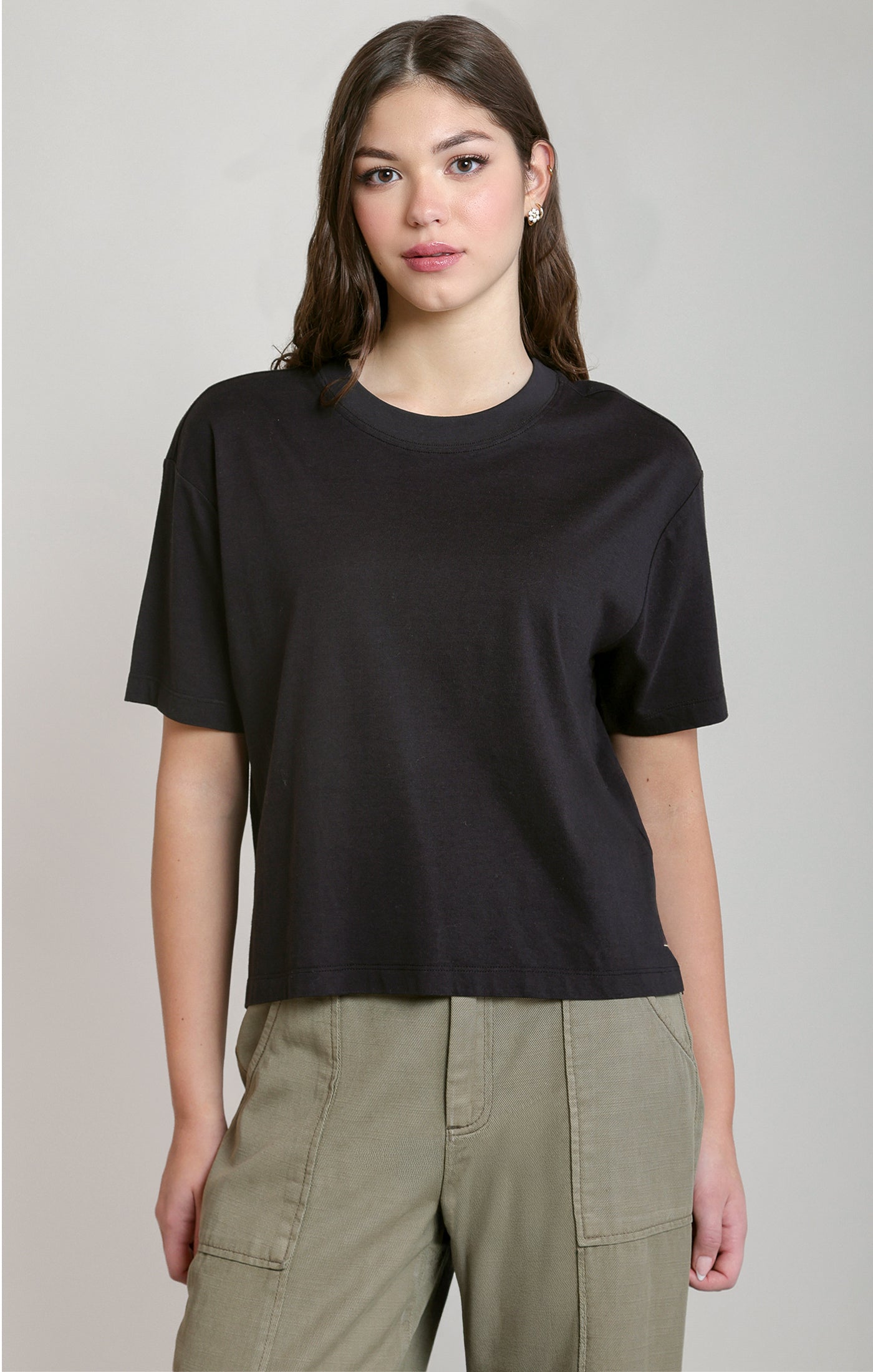 On the Daily Tee in Black