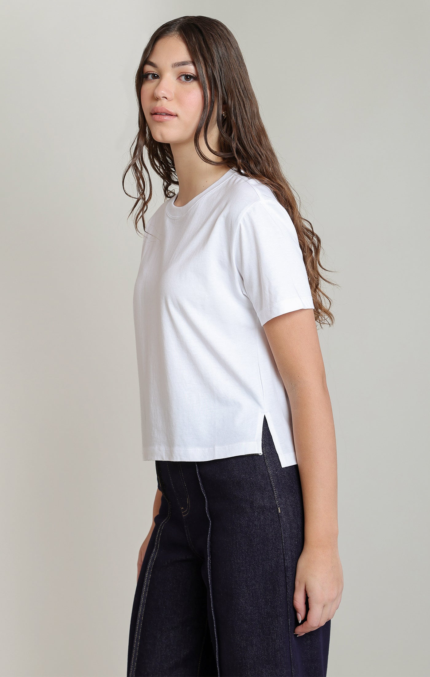 On the Daily Tee in White