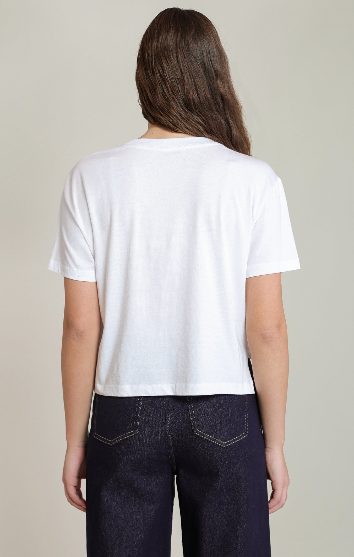 On the Daily Tee in White
