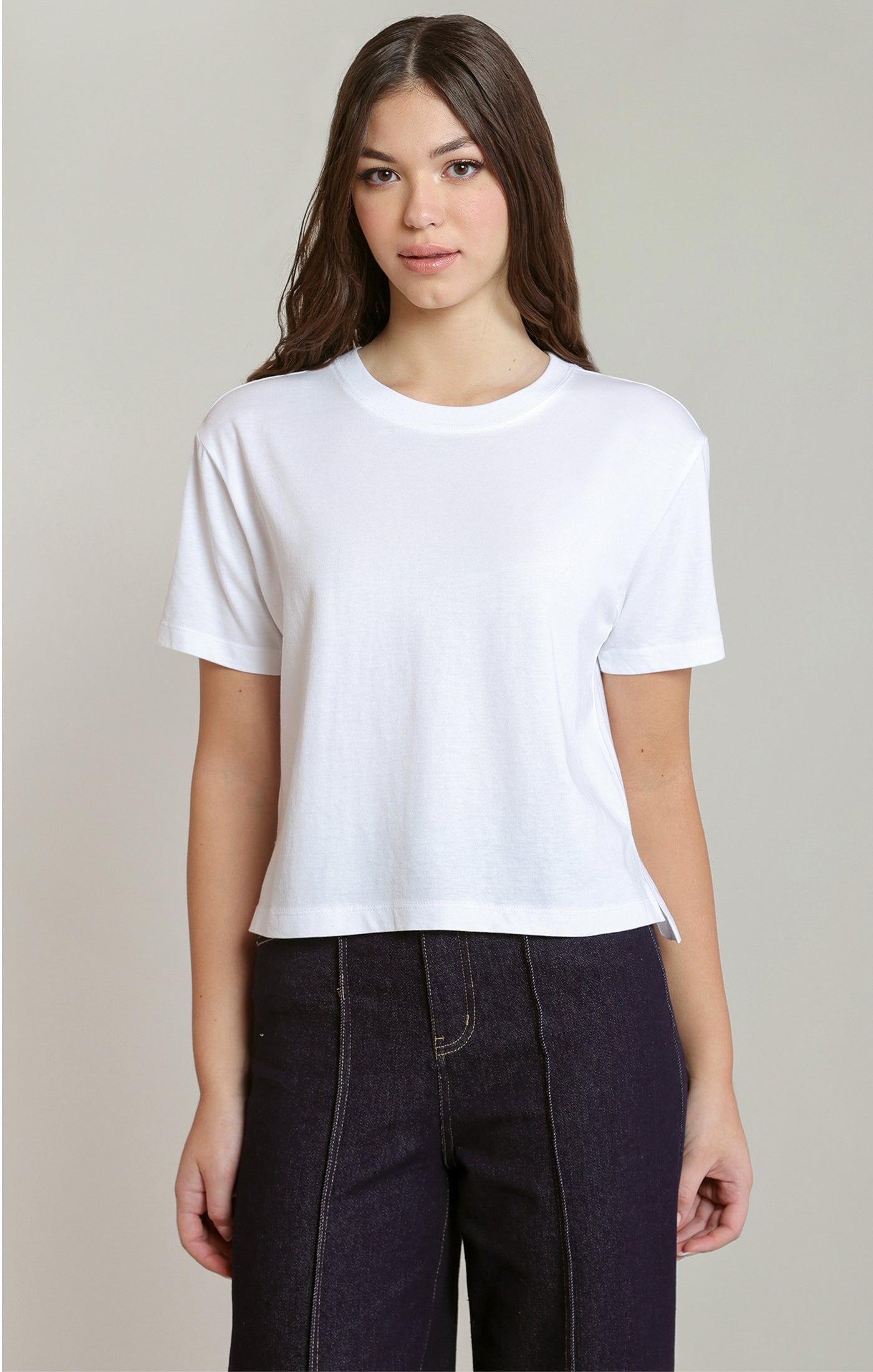 On the Daily Tee in White