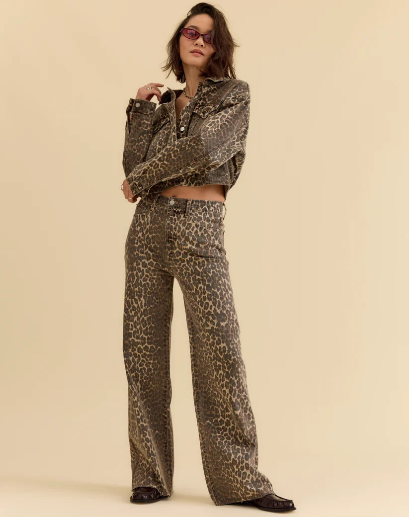 Far Out Wide Leg in Cool Cat