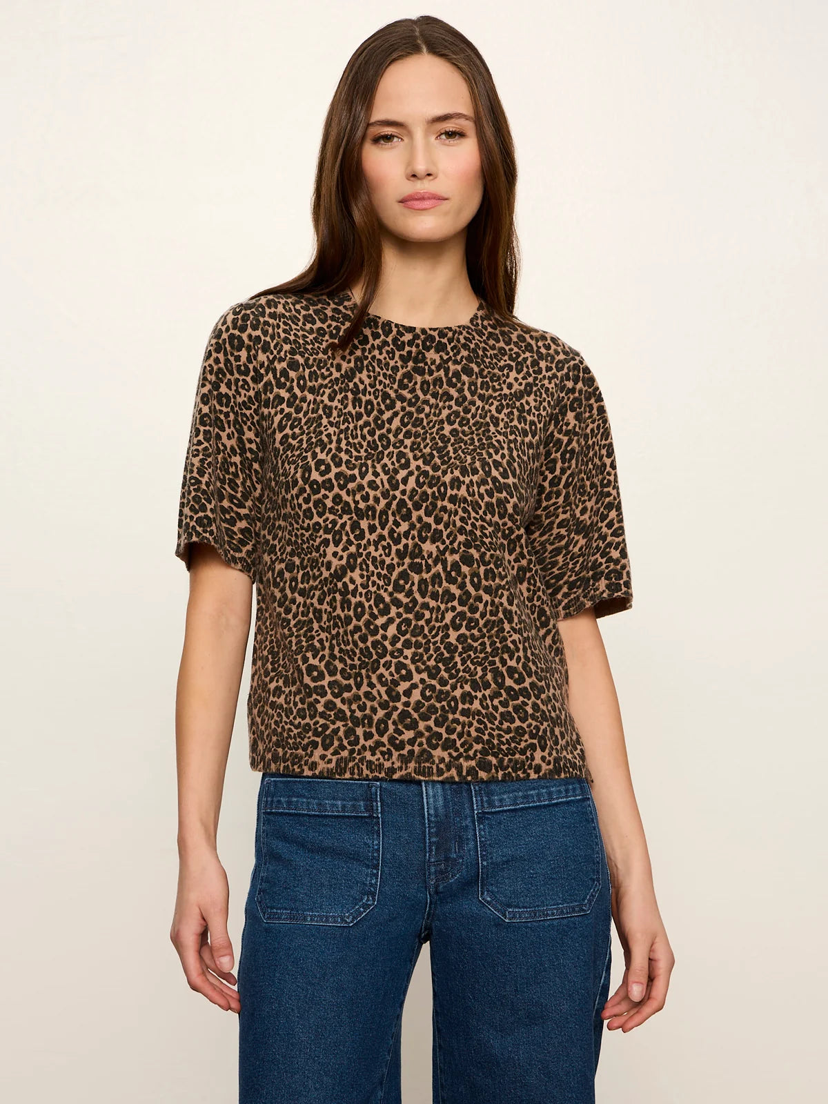 Perfect Sweater Tee in Le Cat