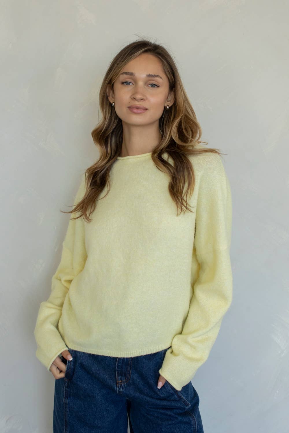 Piper Pullover Sweater in Butter
