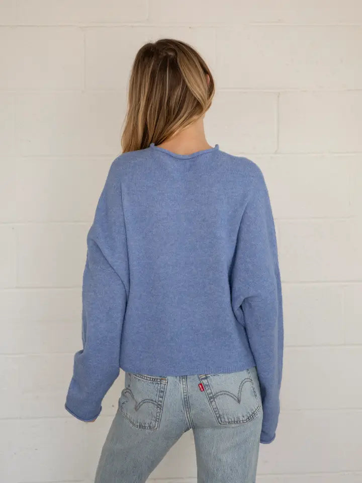 Piper Cardigan Dusty Blue
