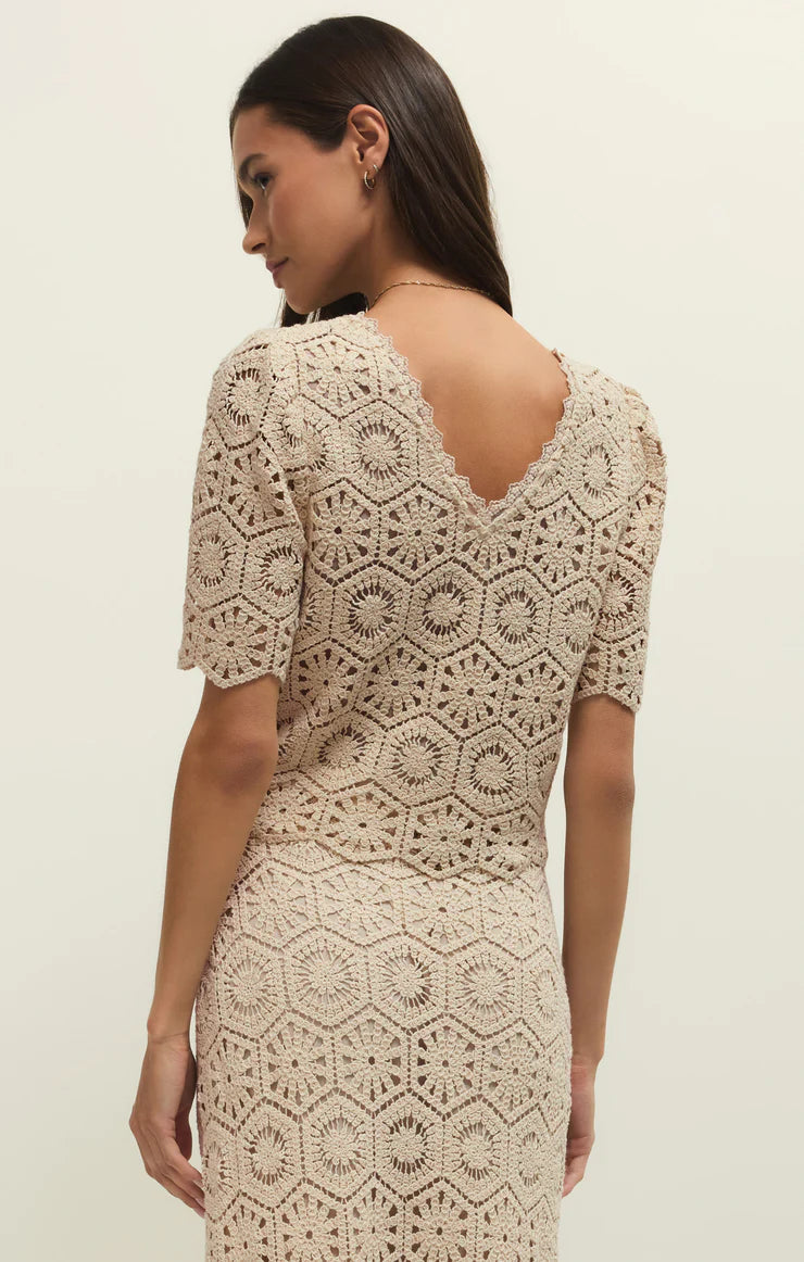 Raquel Lace Cropped Top