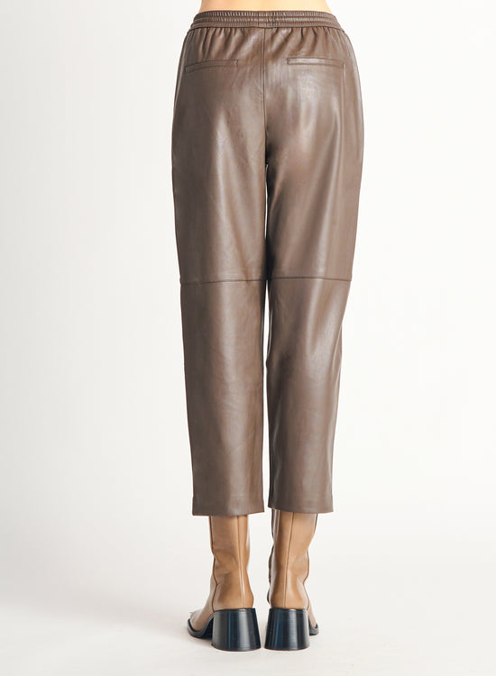 Jules Faux Leather Trousers - Tan – WYSE London