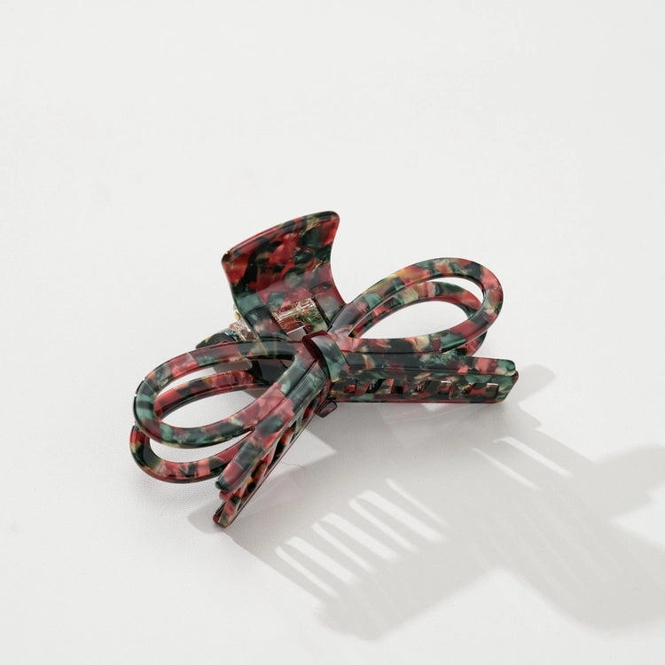 Remi Vintage Holiday Bow Claw Clip