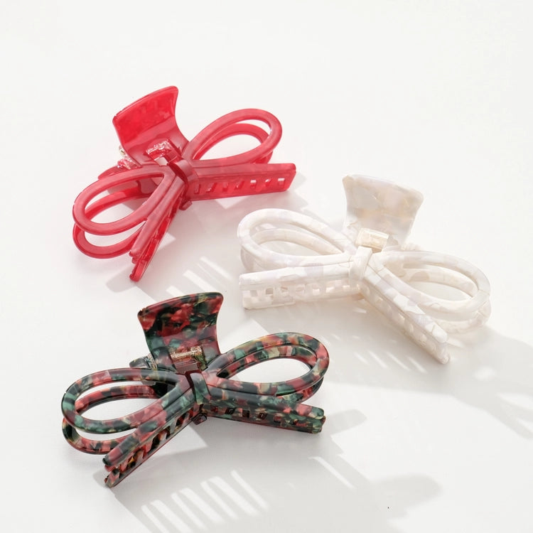 Remi Vintage Holiday Bow Claw Clip
