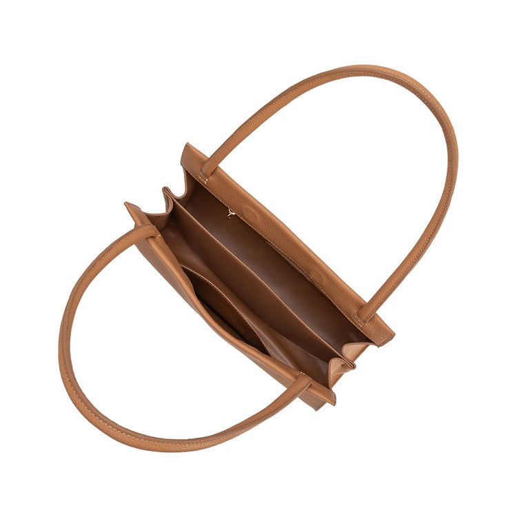 Ryleigh Recycled Vegan Leather Shoulder Bag in Tan