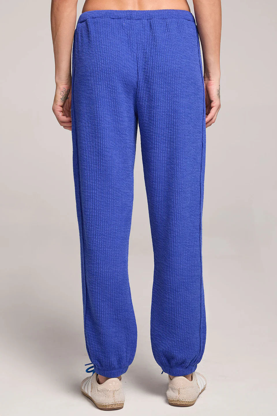 Ribbed Jogger Pants Lapis Blue