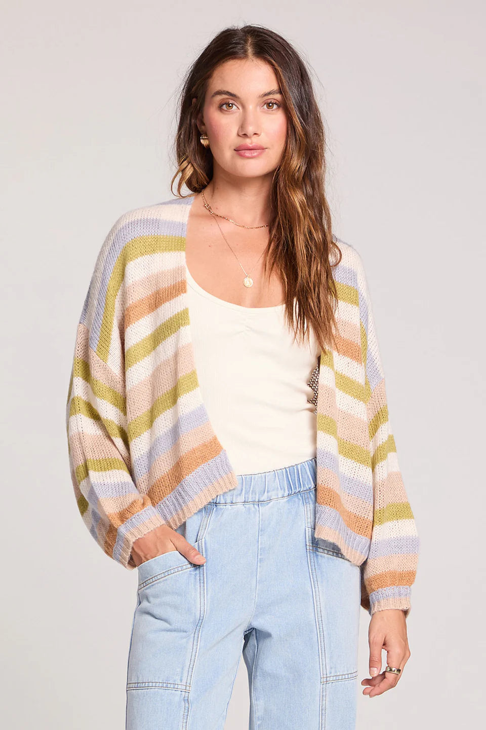 Aden Stripe Cardigan