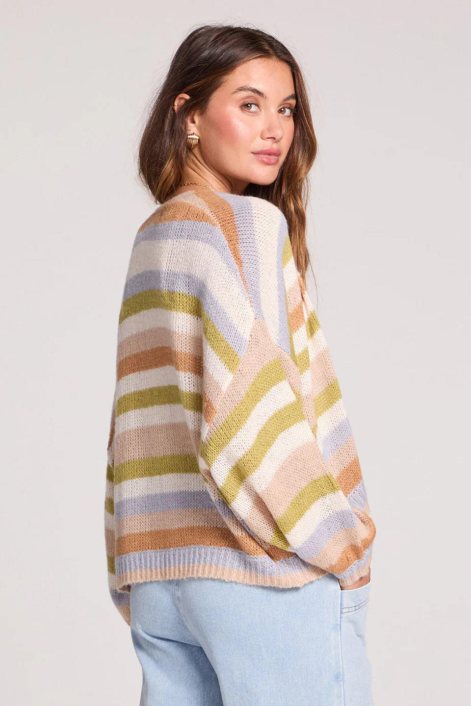 Aden Stripe Cardigan
