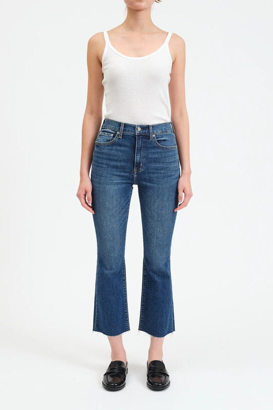 Shy Girl High Rise Crop Flare in Socialite Vintage