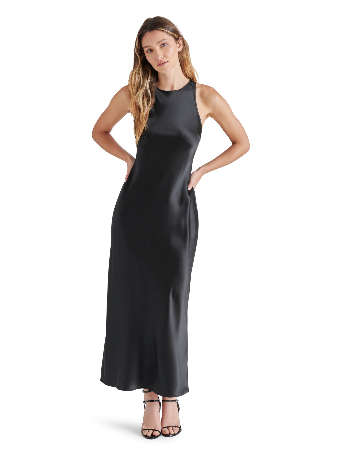 Diane Racerback Satin Maxi Dress