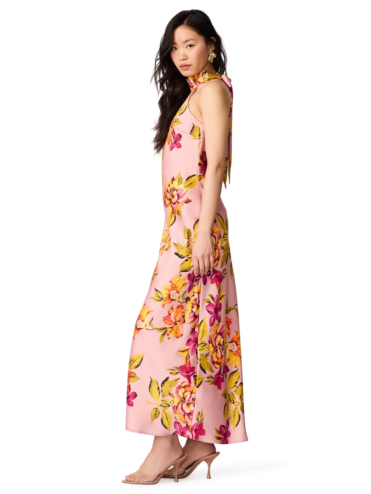 Lara Dress in Tropical Blush